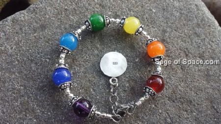 chakra bracelet OM charm